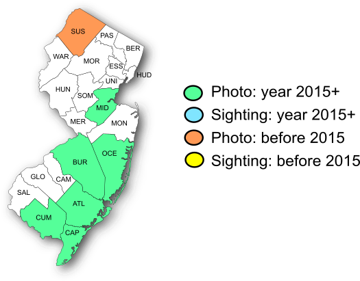 NJ Range Map-Bog Copper