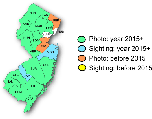 NJ Range Map-Delaware Skipper