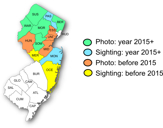 NJ Range Map-Dreamy Duskywing